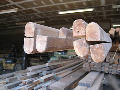 Poplar wood nosing moulding 1 1/4
