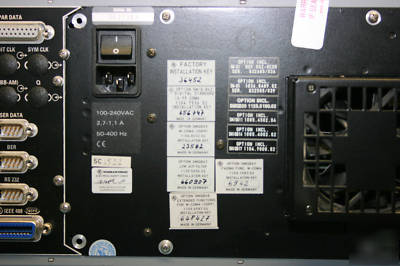 Rohde schwarz SMIQ03B rf generator with fading -loaded-