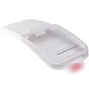 Sliding lid w/scoop for rubbermaid 3600 - RCP9F77