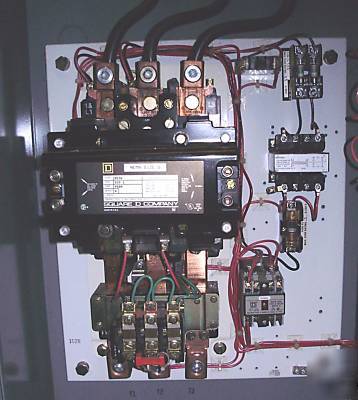 Sq d fusible combination starter, size 5, 400 amp,600V