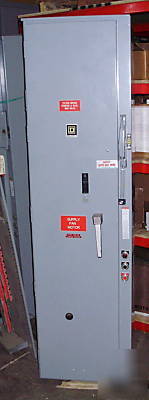 Sq d fusible combination starter, size 5, 400 amp,600V