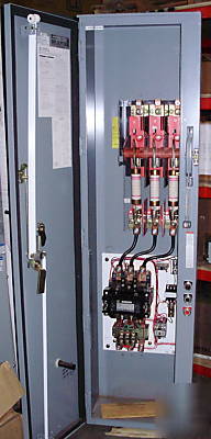 Sq d fusible combination starter, size 5, 400 amp,600V