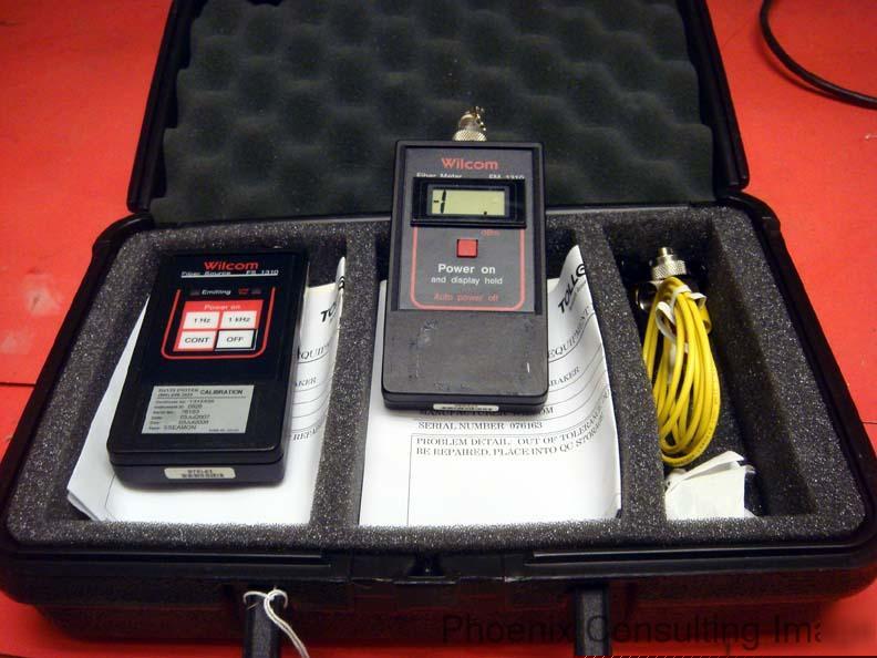 Wilcom fs-1310 FM1310 fiber laser source meter test set