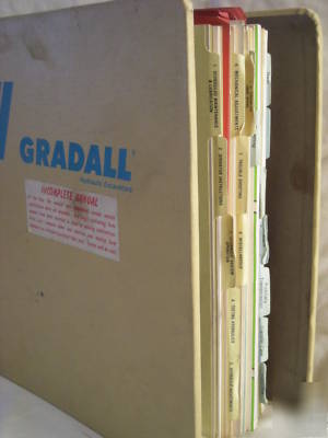 Gradall model 660 service manual *incomplete disclaimer