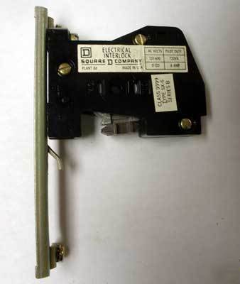 New 3PC square d 9999 sx-6 1 n.o. electrical interlock 