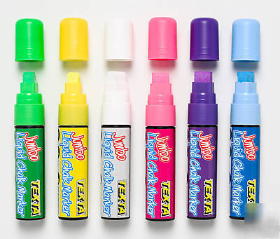 New chisel point liquid chalk marker pen blue craft fun