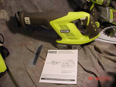 New ryobi 7PC 18VOLT cordless autoshift tool combo P844
