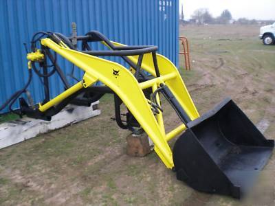 Tractor loader attachment universal mount bucket fordmf