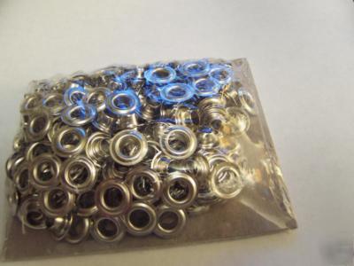 New 144 #0 nickel grommets brass 1/4