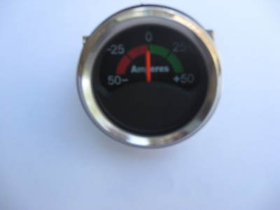 New 50A 50 amp dc ammeter panel mount meter/gauge 