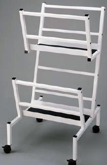 New sturdy dual mini gallery poster print display rack 