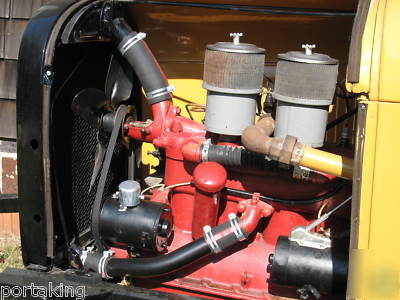 Smith air compressor, model a ford engine, gordon smith