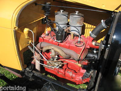 Smith air compressor, model a ford engine, gordon smith