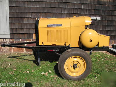 Smith air compressor, model a ford engine, gordon smith