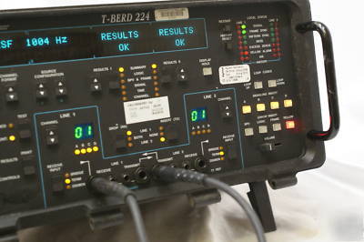 Acterna t-berd 224 carrier analyzer ttc pcm 5 op dsp T1