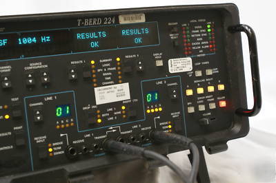 Acterna t-berd 224 carrier analyzer ttc pcm 5 op dsp T1