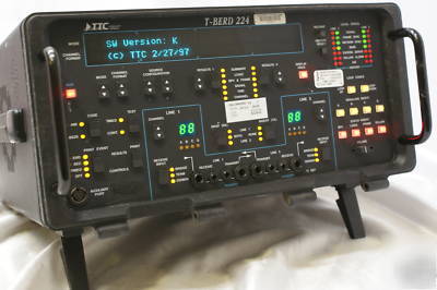 Acterna t-berd 224 carrier analyzer ttc pcm 5 op dsp T1