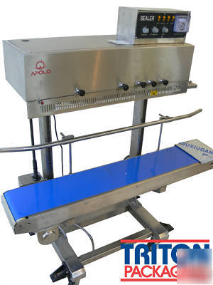 Apolo CBS1010CI continuous vertical band sealer + coder