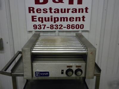 Apw wyott hr-20 hot dog braut sausage roller grill
