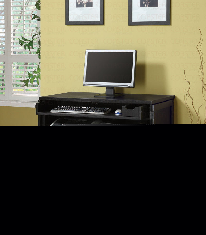 Black computer desk work station - free s/h