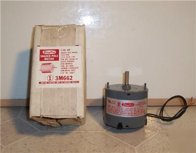 Dayton 3M662 shaded pole motor 1/40 115 vac 1550 r 