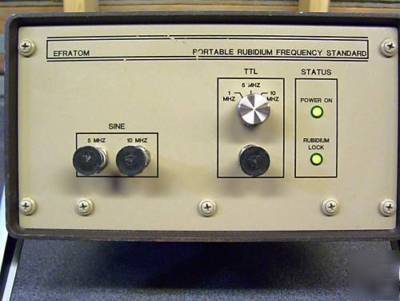 Efratom prfs - portable ribidium frequency standard