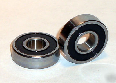 (10) 6000-2RS sealed ball bearings, 6000RS, 10X26 mm