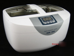 160 watt 5.29 pints digital ultrasonic cleaner / heater