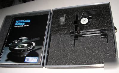 1900 series mueller gage .187-6.75 .0001 w/padded case