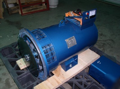 20KW brushless sae # 4, 7.5 flex generator-alternator