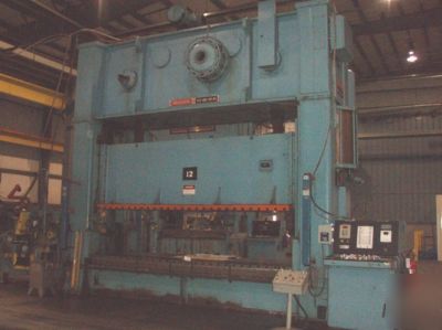 400 ton niagara straight side eccentric geared press
