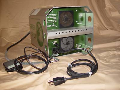 Green spot ultraviolet uv spot curing light system