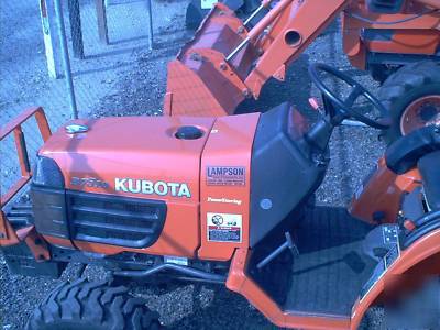 Kubota B7510 tractor 4X4 diesel 2007 pto 118 hours 