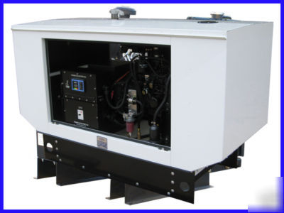 New 21 kw isuzu mil spec diesel generator enclosed