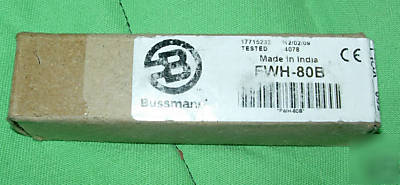New bussmann fwh-80B semiconductor fuse
