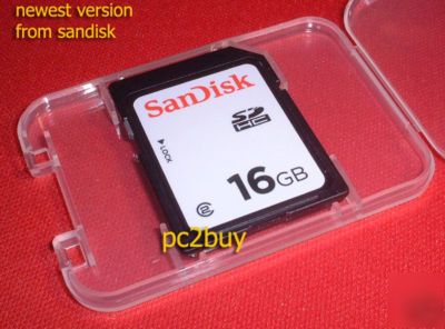 New sandisk est version 16GB sd sdhc memory card 