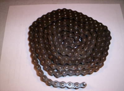 Rex roller chain hkk 40 1/2 pitch 88' l 176 links rivet