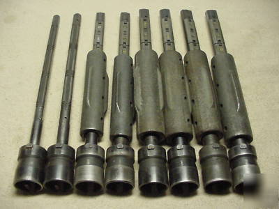 Sunnen honing mandrels lot of 8 hone mandrals complete