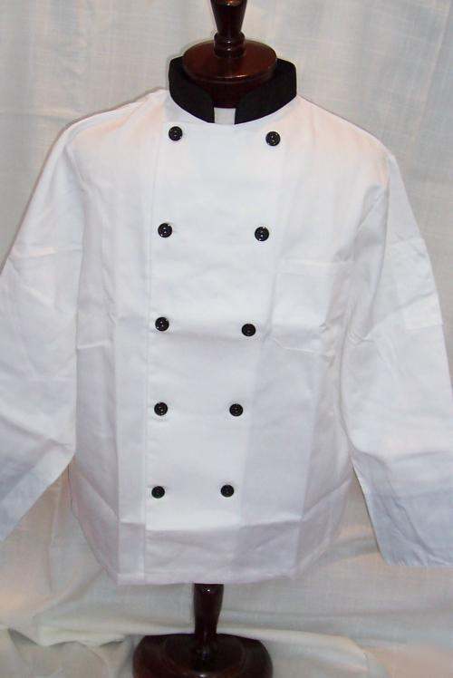 High quality monogram executive chef coats 4 styles