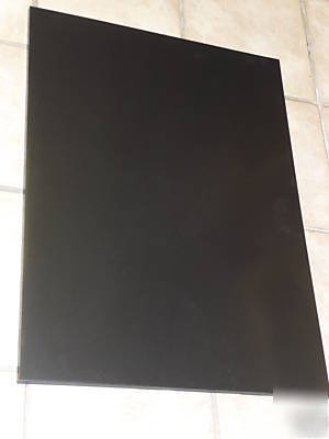 Lot 66 black hdpe polyethylene plastic sheet 51X40X0.4