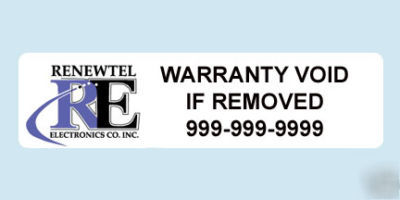 250 warranty void if removed tamper evident void labels