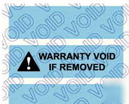 250 warranty void if removed tamper evident void labels