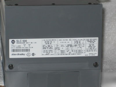 (3) allen bradley slc 500 * * 1746 1747 (3) dealll 