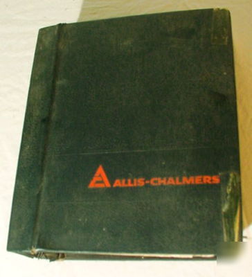 7 parts catalogs for allis-chalmers dozers & tractors