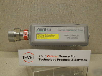 Anritsu MA2442A power sensor 10 mhz 18 ghz -67 to +20DB
