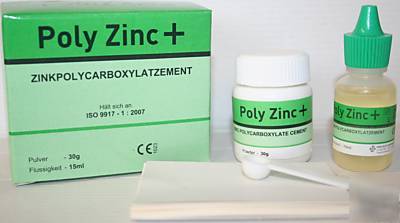Dental cement, zinc polycarboxylate, filling & luting