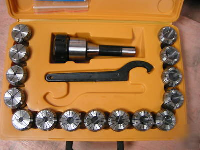ER40 collet set - 15-piece R8 metric