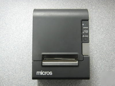 Micros pos printer model M129H & M129C used 1YR 2 total