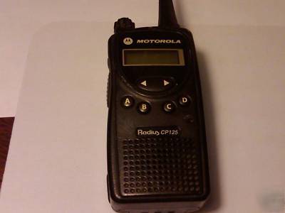 Motorola CP125 uhf 4CH 450MHZ 4W AAH49RCF8AA1AC