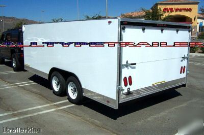 New enclosed race car lowrider sand rail atv toy hauler